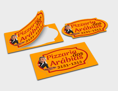 Adesivo de Papel 4x5cm - 4x0 - 500 unid