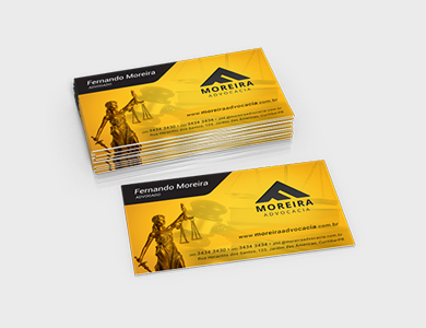 Cartão de Visita em PVC 0,76mm Cristal Frente e Verso Fosco 8,5x5,4cm - 4x4 - 50 unid