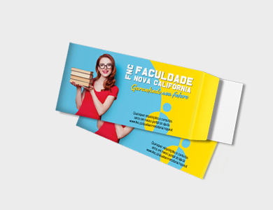 Envelope Aba Lateral Sulfite 120g Sem Verniz 23x11,3cm  - 4x0 - 25 unid