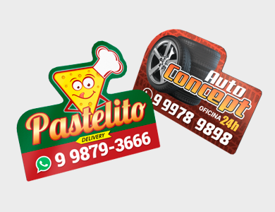 Ímã de Geladeira com Faca Personalizada e Embalado Individualmente Supremo 4x5cm - 4x0 - 250 unid