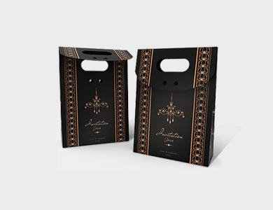 Sacolinha para Bijuteria Couchê 300g Verniz Total Frente 12x16,5x4,5cm - 4x0 - 500 unid